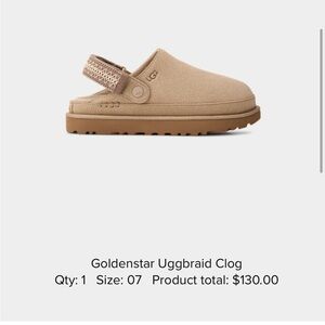 UGG Goldenstar Uggbraid Clog - Chestnut